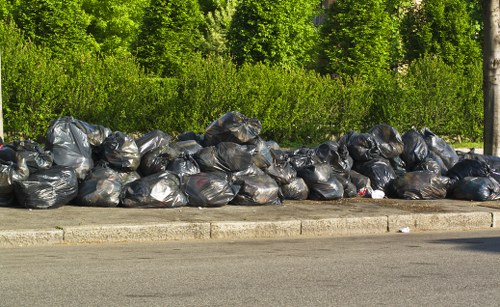 Eco-friendly disposal during garage clearance